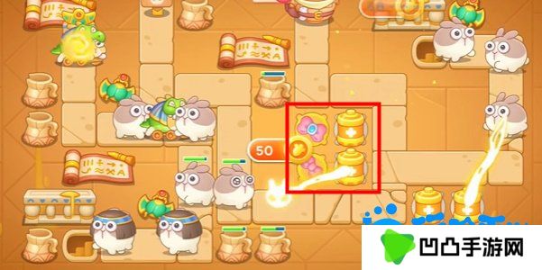 《保卫萝卜4》法老归来第108关通关攻略
